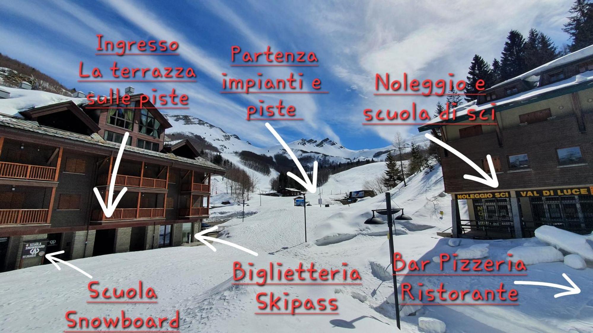 La Terrazza Sulle Piste Val Di Luce - Biancheria Inclusa อาเบโตเน ภายนอก รูปภาพ